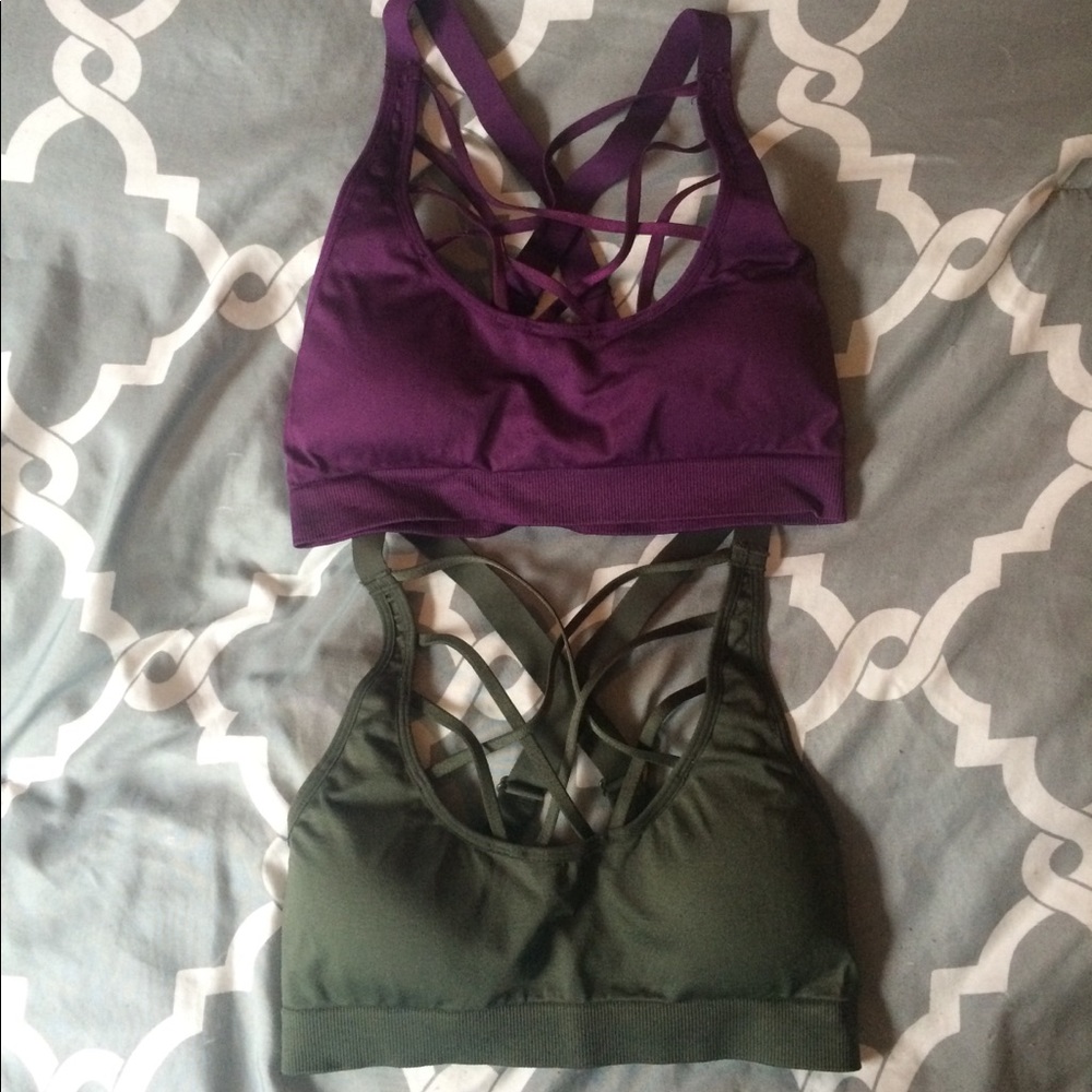 Strappy Victoria’s Secret Sport Bras (2)